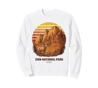 Zion National Park Utah Retro Camping Hiking Souvenir Sweatshirt