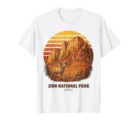 Zion National Park Utah Retro Camping Hiking Souvenir T-Shirt