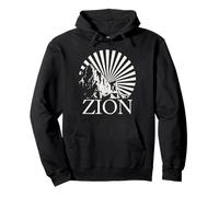 Zion National Park Utah Vintage Retro Pullover Hoodie