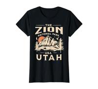 Zion National Park Value Graphic T-Shirt, Women, Black, L
