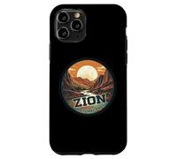 Zion National Park Vintage Sunset Landscape Case for iPhone 11 Pro