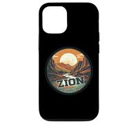Zion National Park Vintage Sunset Landscape Case for iPhone 12/12 Pro