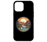 Zion National Park Vintage Sunset Landscape Case for iPhone 12 Pro Max