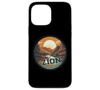 Zion National Park Vintage Sunset Landscape Case for iPhone 13 Pro Max