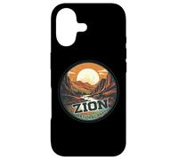 Zion National Park Vintage Sunset Landscape Case for iPhone 17