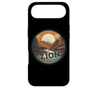 Zion National Park Vintage Sunset Landscape Case for iPhone Air