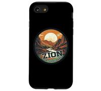 Zion National Park Vintage Sunset Landscape Case for iPhone SE (2020) / 7/8
