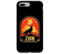 Zion Utah Live Love Explore Howling Wolf Design Case for iPhone 7 Plus/8 Plus