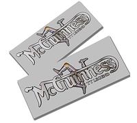 ZionDesigns John McGuinness `McNorton` Norton style stickers IOMTT Mc Guinness Isle of man TT graphics x 2 Medium