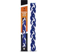 Zionjudaica Large Blue & White Havdalah Candle - Flat