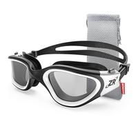 ZIONOR Mens Womens Polarized Swimming Goggles [Upgrade], G1 Swimming Goggles with Mirror/Smoked Lens, UV Protection, Anti Fog, Adjustable Strap, Professional Comfort,
