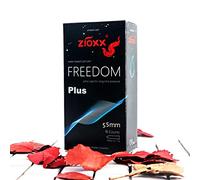 ZIOXX Freedom Plus Condoms Thinner Yet Strong Water Based Lubricated Latex Male Condom Pack of 18