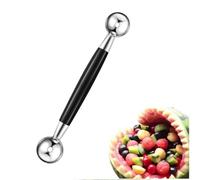 ZIOYANE 1Pcs Double Sided Melon Baller, Stainless Steel Small Ice Cream Scoop & Ball-Shaped Macaroon Mould for Fruit and Dessert Preparation