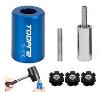 ZIOYANE 1Set Bicycle Fork Star Nut Tool, Adjustable Installation Setter for 22.2/25.4/28.6 mm Ahead Claw (Steel)
