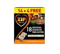 Zip 18 Fast & Clean Wrapped Firelighters (Pack Of 3)