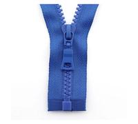 Zip 5# Resin Zipper 5pcs Open End Zip for Jacket Black Sleeping Bag Tent Accessories Zipper DIY Garment Sewing Zips 55/60/70/80/90cm(Blue,55cm)