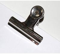 ZIP 75 mm Strong Chrome Letter Clips (Pack of 10)