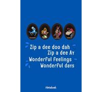 Zip a dee do dah Splash Mountain Notebook: 6 x 9 Size | Journal College Ruled Notebook | 120 Pages | Gift