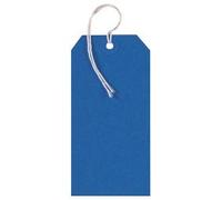 ZIP Blue Reinforced Heavy Strung Tags, 250 pcs, 120 x 60mm