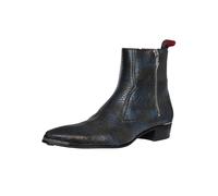 Zip Chelsea Leather Boots Blue Safari 10 UK