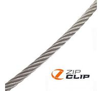 Zip-Clip R100S Steel Wire Rope - 2mm X 100 Meters ( Compatible With Kl100 Zip-Clip Rize Grips )
