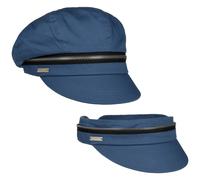 Zip Cotton Newsboy Cap by Seeberger