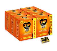 Zip Fast & Clean Wrapped Fire Lighters- Powerful & Reliable Fire Starter for Open Fires- Odourless Fire Cube for BBQs, Stoves & Burners- (6 Pack X 20 Cubes)