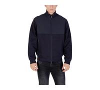 Zip Fastening Long Sleeve Blazer with Front Pockets - male - Armani Exchange - Zip-throughs - Blue - L - Sweatshirts & Hoodies L