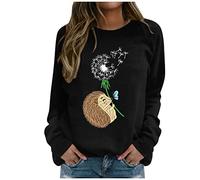 Zip Hoodie Women Waterproof Hoodie Jumpers Mum Birthday Gifts Crew Women's Fashion Tops Blouse Print Long-sleeved Hooded Sweatshirt Casual Fashion Blouse Pullover Sale Clearance Items Under 5 Pounds