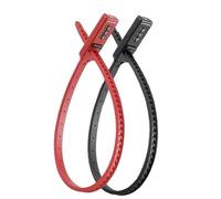 Zip Locks Helmet Lock, Bike Lock, Ski/Buggy Security Biaggi Zippy Lock (Red)