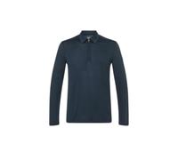 Zip Long Sleeve Polo super.natural Bleu S