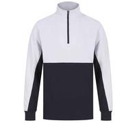 Zip Neck Teamwear Contrast Colour Tracksuit Top by Finden & Hales T