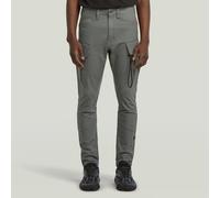 Zip Pocket 3D Skinny Cargo Pants - Grey - Men 30-32