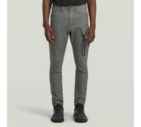 Zip Pocket 3D Skinny Cargo Pants - Grey - Men 30-34