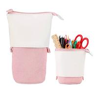 Zip & Pop-Up 2-in-1 Pencil Case & Holder - Student Telescopic Pencil Case