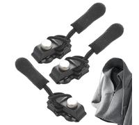 Zip Repair Kit - Metal Nylon Set Standard Size | Zipper Head | Zipper Replacement | Universal Fix Kit | for Clothing Repair Luggage Bags Jackets Outdoor Gear and Home Sewing Use