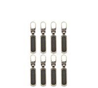 Zip Repair kit， Zipper Pull Repair Kit for Various Bags and Clothing Multicolor Pack of 8 Pcs(8 Pcs Copper)