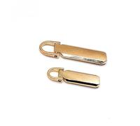 Zip Repair kit， Zipper Pull Repair Kit Pack of 10pcs Alloy Multicolor for Bags Coats(Gold L)