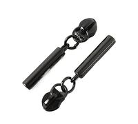 Zip Repair Kit, Zipper Pull Replacement, Zipper Pull Replacement,10 Pcs Zipper Sliders for Nylon Zip Jacket Coat Bag Zips Head Puller DIY Clothing Sewing Accessory(Blackfornylon)