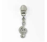 Zip Repair kit， Zipper Pulls for Nylon Zippers Pack of 5 Size Multicolor(Zt971 C Silver)