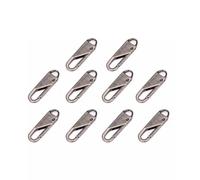 Zip Repair kit， Zipper Slider Puller Pack of 10 Multicolor Metal Plastic(10 Pcs Gun Color,Plastic)