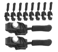 Zip Slider Replacement Durable Repair Kit | 10 Universal Zipper Fix Tool Set Suit Camping Gear Court Tent with TR for Instant Repair Ideal for Instant Repair of Jackets on the go