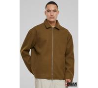 Zip Through Collared Jacket Urban Classics Light Brown M