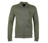 Zip Through Collared Sweatshirt Laurel Wreath Green, XXL