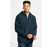Zip-Through Hooded Fleece with Sherpa Lining Kensington Eastside Teal XL