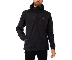 Zip Through Hooded Jacket Jet Black L