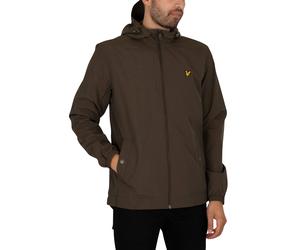 Zip Through Hooded Jacket Olive S