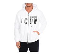 Zip-through Hoodie - male - Dsquared2 - Zip-throughs - White - S - Sweatshirts & Hoodies S