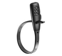 Zip Tie Lock - Zip Tie Scooter Lock with Combination, Adjustable Zips Ties Style | Protective Security Anti-Theft Hardware for Door Stroller Gate Skis Refrigerator Scooters | Sports Equipment (Black)
