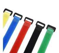Zip Ties 10Pcs/Lot 15-50cm Reusable Hook Loop Nylon Straps Reverse Colored Fastening Tape Self Adhesive Cable Ties Wrap Bundle Fixed Ties Long Cable Ties(Yellow,Length 20CM X 2CM)